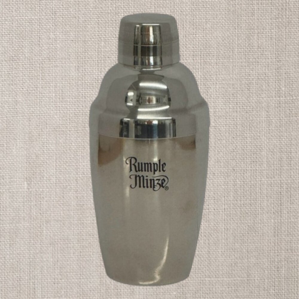 Rumple Minze 6 Oz. Shaker Cocktail Mixer Barware 3 Pc Tumbler Stainless Steel